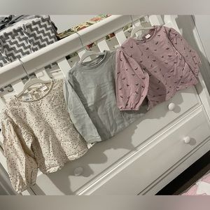 3 beautiful Zara tops.!